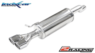 Zadní tlumič koncovkou výfuku 2 x průměru 80 X-RACE Inoxcar racing WPO.24.XR80