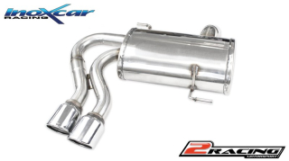 Zadní tlumič koncovkou výfuku 2 x průměru 80 X-RACE(Possibility of other models of koncovkas on request) Inoxcar racing OVBM.24.XR80