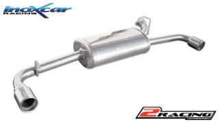 DUPLEX Zadní tlumič s koncovkou o průměru 80 Inoxcar racing TWLA.01.80