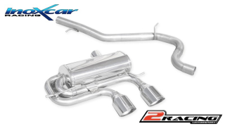 Zadní s tlumiče společně scentral koncovka 2 x průměru102 Racing Inoxcar racing WGO.41.102R