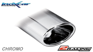 Zadní výfuk z nerezové oceli s koncovkou Oválná 150X105 mm Inoxcar racing SELE.08.150