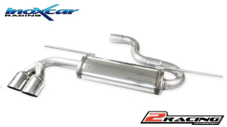 Zadní tlumič koncovkou výfuku 2 x průměru 80 Racing Inoxcar racing WGO.71.RA