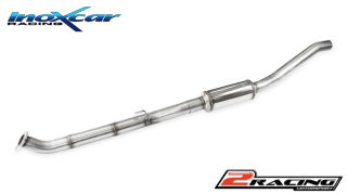 Central pipe společně ss tlumiče (1 s tlumiče)(For the installation on the original Zadní s tlumiče it is necessary to separately order the adapter AD.CIVIC.01) Inoxcar racing TCSCIVIC1.03