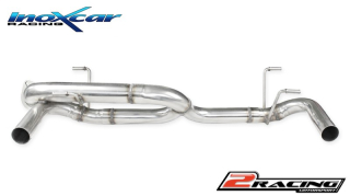 Zadní nerez výfuk koncovky Duplex bez tlumiče P+L (Exclusive assembly společně soriginal koncovka) Inoxcar racing TOGT.03