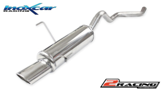 Zadní výfuk z nerezové oceli s koncovkou Oválná 120x80 mm Inoxcar racing FIPN.17.120