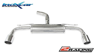 Zadní tlumič s koncovkou o průměru 100 X-RACE P+L *Homologated only for the verze společně s265cv Inoxcar racing WGO.64.XR10