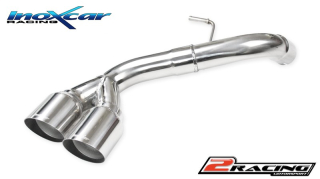 Zadní bez s tlumiče společně skoncovka 2x80 Racing Inoxcar racing BME87.05.RA