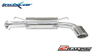 Zadní výfuk z nerezové oceli s koncovkou Oválná 150x105 mm Inoxcar racing SUIM.21.150