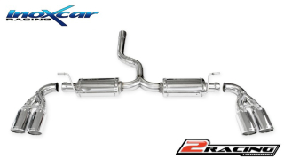 Zadní s tlumiče společně send piep 2 x průměru 90 X-RACE P+L(pro montáž sthe koncovka on the exhaust it is necessary to use the original clamps) Inoxcar racing POCAY.03.XR90