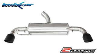 Zadní tlumič s koncovkou o průměru 100 BLACK CERAMIC P+L(For the installation on TCTO.02 / TCTOS.02 it is necessary to order separately the adapter AD.YARIS.04)(For the installation on the original central pipe it is necessary to order separately the adap