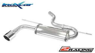 Zadní tlumič s koncovkou o průměru 100 X-RACE Inoxcar racing OVAU.29.XR10
