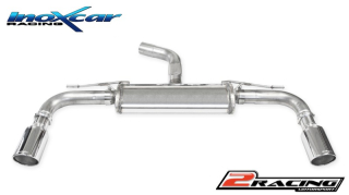 Zadní tlumič s koncovkou o průměru 100 X-RACE P+L Inoxcar racing WGO.74.XR10