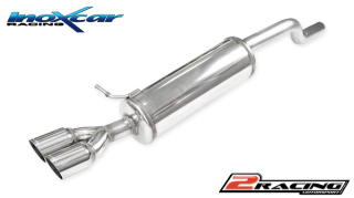 Zadní tlumič koncovkou výfuku 2 x průměru 70 RacingExclusive assembly společně soriginal spoiler A1 40TFSI(For the assembly it is necessary to reverse the original support of the grommet) Inoxcar racing AUA1.08.RA