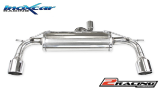 Zadní tlumič s koncovkou o průměru 100 X-RACE P+L Inoxcar racing MEA.05.XR10