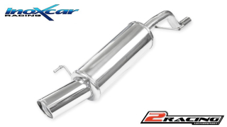 Zadní tlumič s koncovkou o průměru 100 X-RACE Inoxcar racing OPCO.24.XR10