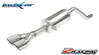 Zadní tlumič koncovkou výfuku 2 x průměru 80 Racing Inoxcar racing OPCO.25.RA