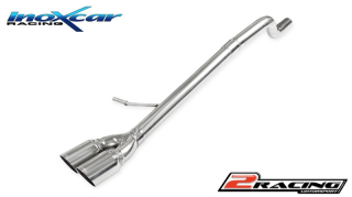 Zadní bez s tlumiče společně skoncovka 2 x průměru 70 RacingExclusive assembly společně soriginal spoiler A1 40TFSI(For the assembly it is necessary to reverse the original support of the grommet) Inoxcar racing AUA1.09.RA