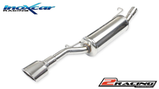 Zadní výfuk z nerezové oceli s koncovkou Oválná 120x80 mm Inoxcar racing AUA4.03.120