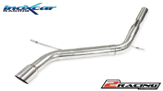 Zadní výfuk bez tlumiče s koncovkou průměr 80 Racing Inoxcar racing MICO.21.RA