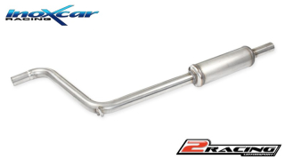 Central pipe společně ss tlumiče(For the installation on the original Zadní s tlumiče it is necessary to separately order the adapter AD.IBIZA.04) Inoxcar racing TCSEIBS.03