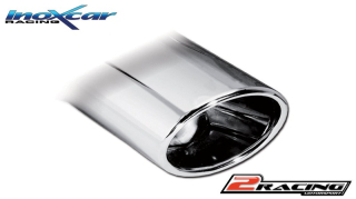 Zadní tlumič s oválnou koncovkou výfuku 150x105 mm P+L Inoxcar racing AUS3.01.150