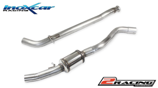 Central pipe společně ss tlumiče + Zadní s tlumiče (only LEFT side) - průměru 63,5 Inoxcar racing LRE.15
