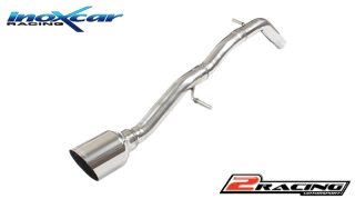 Zadní výfuk bez tlumiče s koncovkou průměr 90 Racing Inoxcar racing PE208.10.RA