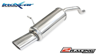 Zadní tlumič s oválnou koncovkou výfuku 120x80 mm Inoxcar racing RECL.32.120