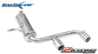 Stainless steel Zadní exhaust společně sCENTRAL tail pipe 2 x průměru 80 Inoxcar racing REME.15.80