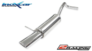 Zadní výfuk z nerezové oceli s koncovkou Oválná 120x80 mm Inoxcar racing SEIB.18.120