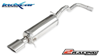 Zadní výfuk z nerezové oceli s koncovkou Oválná 120x80 mm Inoxcar racing SEIB.24.120