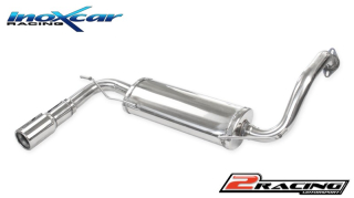 Zadní tlumič s koncovkou o průměru 80 Inoxcar racing TOAY.02.80