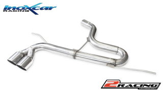 Zadní bez s tlumiče společně skoncovka 2x80 Racing Inoxcar racing WGO.53.RA
