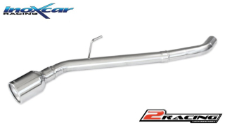 Zadní výfuk bez tlumiče s koncovkou o průměru 102 Inoxcar racing ALGI.10.102