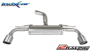 DUPLEX Zadní tlumič s koncovkou průměr 102 Racing (exclusive assemblage společně soriginal spoiler Golf 7.5 GTI) Inoxcar racing TWVW.24.102R
