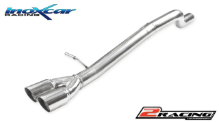 Zadní bez s tlumiče společně skoncovka 2 x průměru 70 RacingExclusive assembly společně soriginal spoiler A1 40TFSI(For the assembly it is necessary to reverse the original support of the grommet) Inoxcar racing AUA1.11.RA