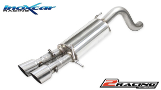 Zadní tlumič koncovkou výfuku 2 x průměru 90 Racing (bez valve) Exclusion the original valve. (For the installation on TCI20 it is necessary to order separately the adapter AD.I20.03) (For the installation on the original central pipe it is necessary to o