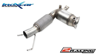 Nerezový výfuk místo katalizátoru společně ssport metal CAT 200 CPSI Inoxcar racing AFMINI.09CAT
