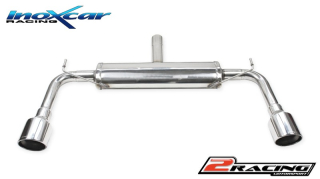 Stainless steel Zadní exhaust společně skoncovka průměru 110 X-RACE L+R Inoxcar racing ALGI.08.XR11