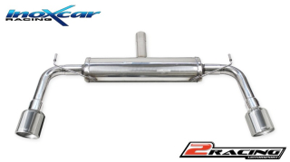 Stainless steel Zadní exhaust společně skoncovka průměru 102 L+R Inoxcar racing ALGI.01.102