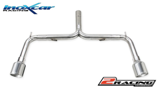 Stainless steel Zadní výfuk bez tlumiče s koncovkou o průměru 102 L+R Inoxcar racing ALGI.07.102