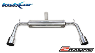 Zadní tlumič s koncovkou průměr 100 Racing P+L Inoxcar racing ALGI.11.10RA