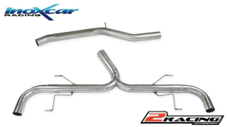 Zadní nerez výfuk koncovky Duplex bez tlumiče P+L NOTE: Assembly společně s original aesthetic koncovka Inoxcar racing ALSTE.01