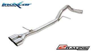 Zadní bez s tlumiče společně skoncovka 2x80 Racing Inoxcar racing AUA1.07.RA
