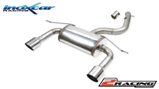Zadní tlumič s koncovkou průměr 100 Racing P+L Inoxcar racing AUTT.09.10RA