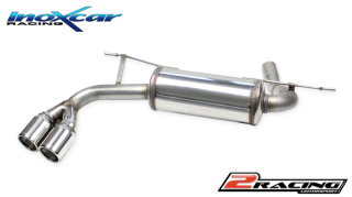 Zadní tlumič koncovkou výfuku 2 x průměru 80 For the assembly it is necessary to cut the original bumper Inoxcar racing BMF31.02.D80