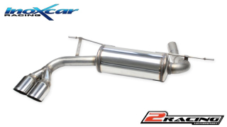 Zadní tlumič koncovkou výfuku 2 x průměru 80 Racing For the assembly it is necessary to cut the original bumper Inoxcar racing BMF31.02.RA