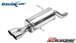 Zadní tlumič koncovkou výfuku 2 x průměru 60 Racing Inoxcar racing BMZ3.02.D60