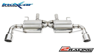 Zadní tlumič s koncovkou o průměru 110 X-RACE dx+sx Inoxcar racing CHCA.02.XR11
