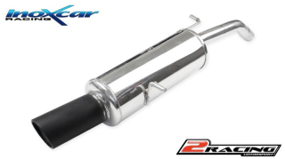 Zadní tlumič s koncovkou o průměru 80 100 X-RACE BLACK MATT Inoxcar racing CIDS.01.XR10BLACKMATT